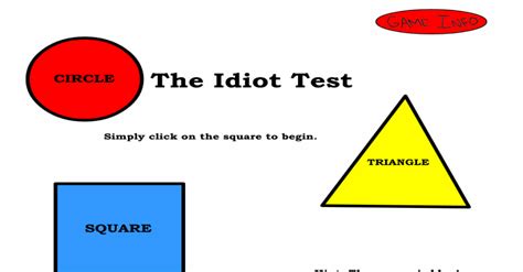 Idiot Test