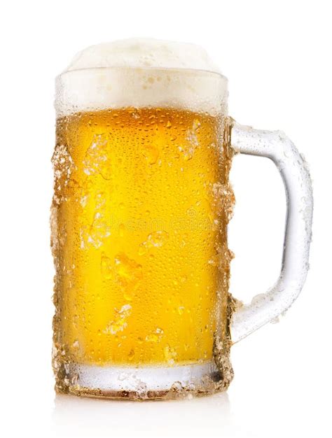 Frosty mug of beer stock image. Image of food, condensation - 37773941