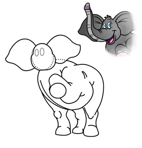 Horton The Elephant Drawing at PaintingValley.com | Explore collection of Horton The Elephant ...