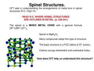 PPT - Spinel Structures. PowerPoint Presentation, free download - ID:3122019