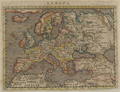 Europa - Magini, Europe Continent, 1604