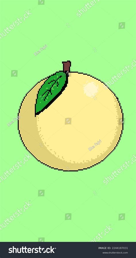 Pixel Art Lemon Stock Illustration 2244187031 | Shutterstock