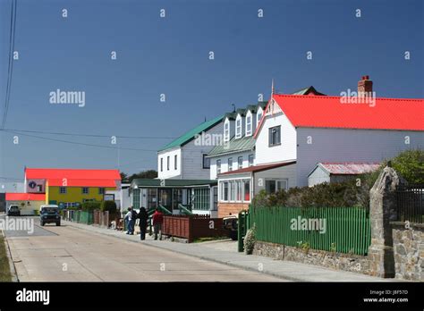 Falkland Islands - Ross Road, Stanley Stock Photo - Alamy