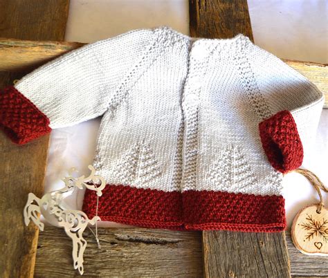 KNITTING Pattern'fir Christmas' Cardigan P138 - Etsy