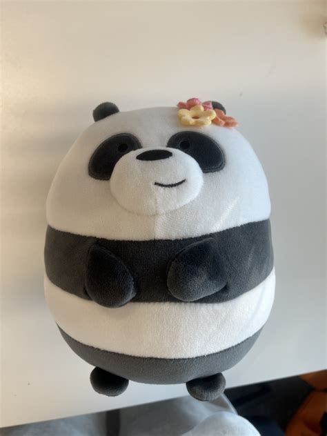 We Bare Bears 7.8in. Round Plush Toy(Panda) – MINISO Bahrain