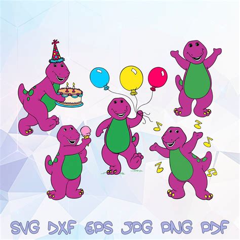 Barney And Friends Birthday Svg Barney And Friends Bundle Svg Cartoon ...