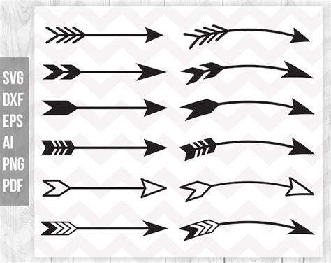 Arrow Svg Arrow Clipart Arrow Vector Arrow Design Clip Art - Etsy