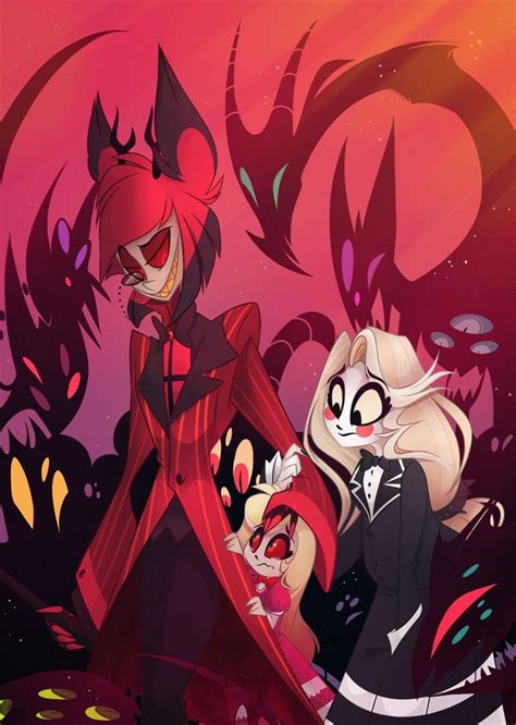 Pin by Ψ(￣∀￣)Ψ on Charlie x Alastor | Hotel art, Hazbin hotel, Monster ...