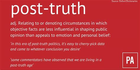 Post-truth Politics Defined