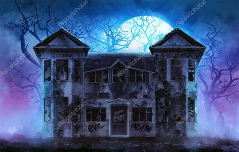 Haunted horror house. Stock Photo by ©breakermaximus 77500994