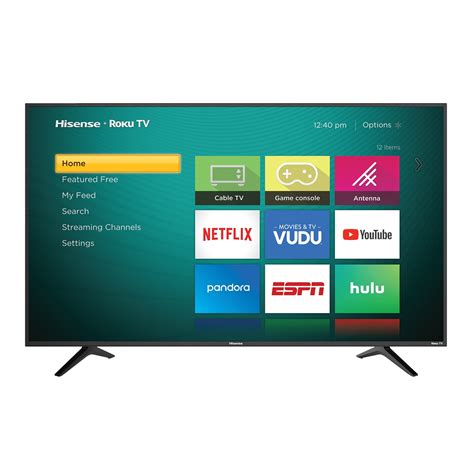 Hisense 43" Class 4K Ultra HD (2160P) HDR Roku Smart LED TV (43R6E ...