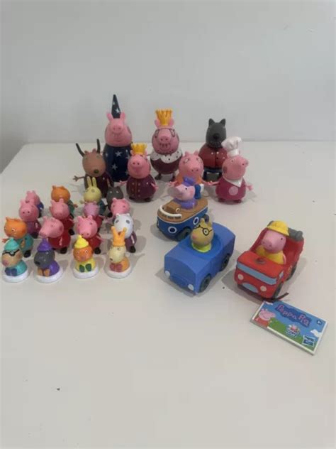 CBEEBIES PEPPA PIG & Friends Figures Characters Toy Bundle x 26 - Cake ...