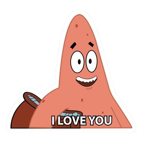 patrick love you – Stickerni.tn