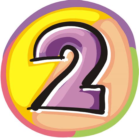 number 2 clipart - Clip Art Library
