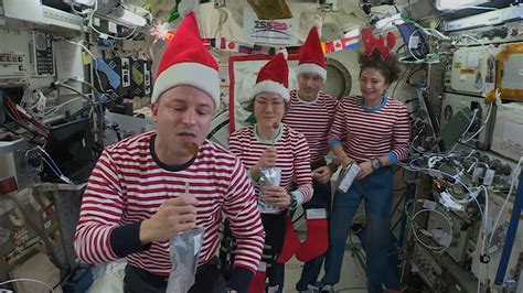 Happy Holidays from Space! Astronauts Send Christmas Cheer to Earth in ...