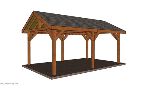 12×20 Pavilion Plans | MyOutdoorPlans