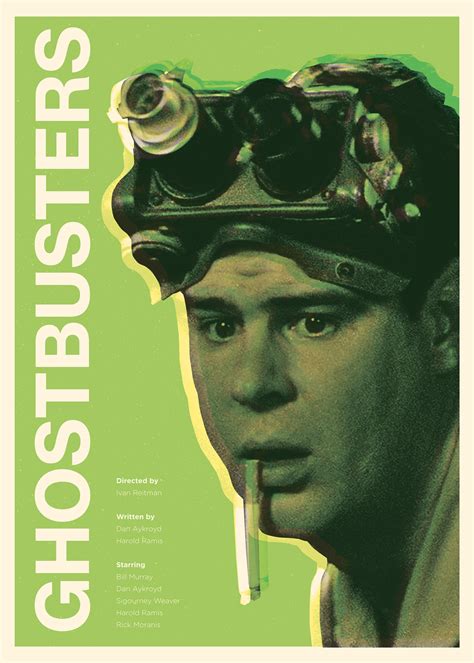 Ghostbusters movie poster on Behance