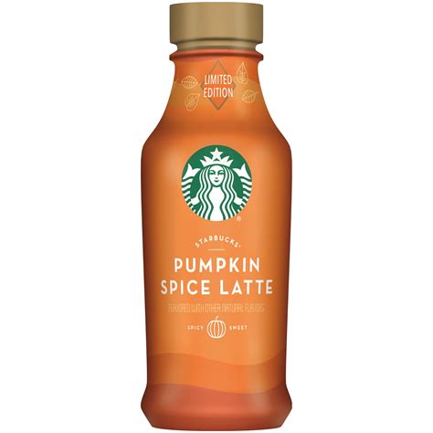 Starbucks Pumpkin Spice Latte Espresso Beverage, 14 Fl. Oz. - Walmart ...