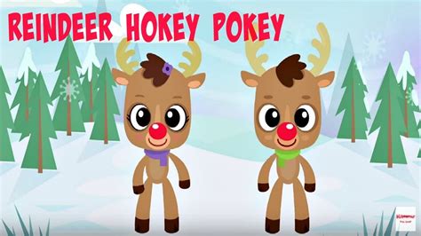 Reindeer Pokey | Christmas Songs for Children | Christmas kindergarten ...