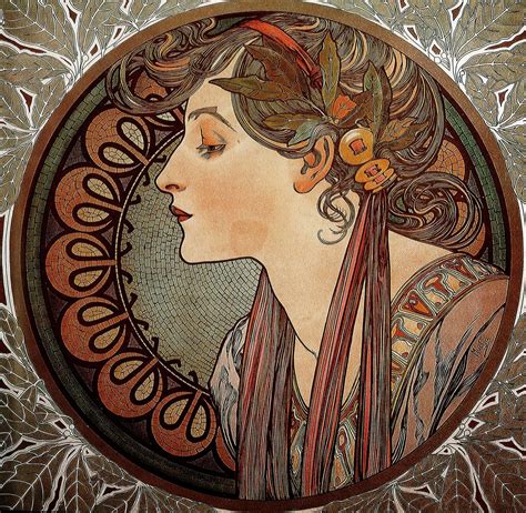 Mucha's style is virtually synonymous with French Art Nouveau and he is ...