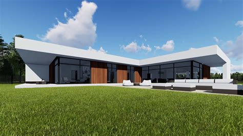 Single Storey Modern Flat Roof Houses : Will potential buyers like our plan to build a roof garden?