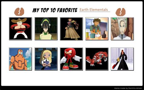 My Top 10 Earth Elementals by AlphaOmega-Duelist35 on DeviantArt