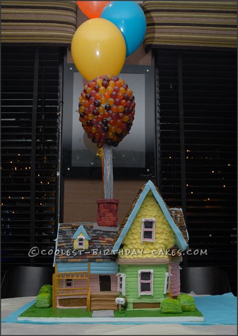 Coolest Homemade Disney Pixar UP House Cake Tutorial