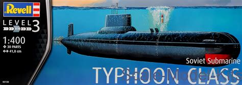 Revell - Soviet Submarine "Typhoon Class" - plastic scale model kit in ...