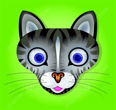 Vector Illustration With Cat Cartoon Close Up Tongue Photo, Cartoon ...