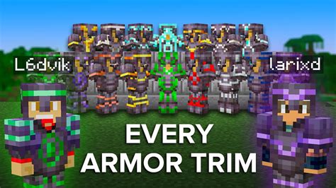 Collecting EVERY Armor Trim in Minecraft - YouTube