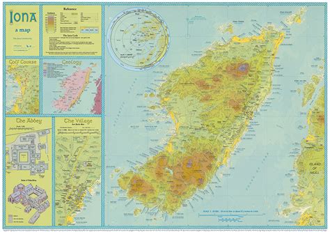 Iona - A map - The Iona Community - new updated edition - folded - 9781849525237