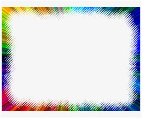 Cool Border Frame - Rainbow Frame Png Transparent PNG - 800x600 - Free Download on NicePNG