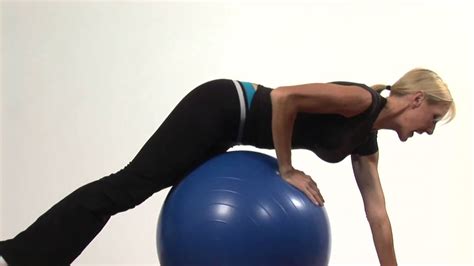 Stability Ball Lower Back Exercises - YouTube