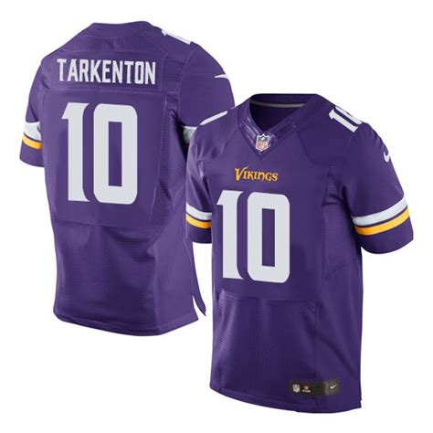 Fran Tarkenton Minnesota Vikings Nike Elite Purple Home Jersey