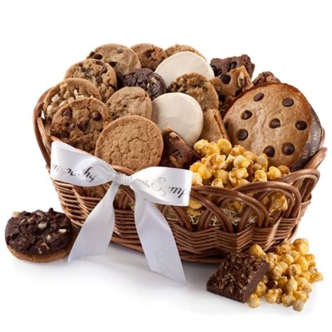 Mrs. Fields Deluxe Sympathy Basket - Sympathy Sweet Baskets