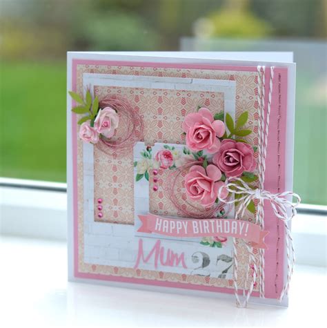 Silhouette UK: Floral Print & Cut Birthday Card