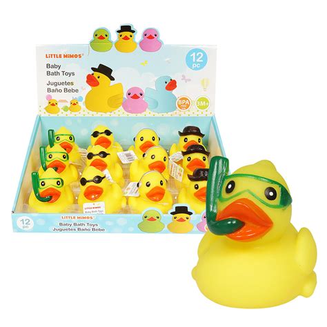 Wholesale Rubber Ducky Bath Toy 4 Assortments MULTICOLOR