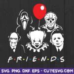 Halloween Horror Movie Killers SVG, PNG, Cut Files, Scary Friends SVG