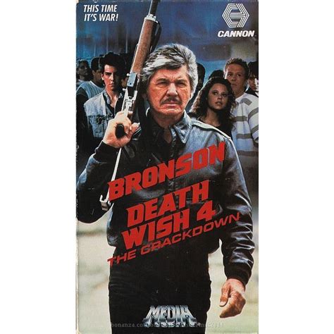 VHS - Death Wish 4: The Crackdown (1987) *Charles Bronson / Dana Barron ...