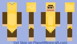 Banana monkey Minecraft Skin