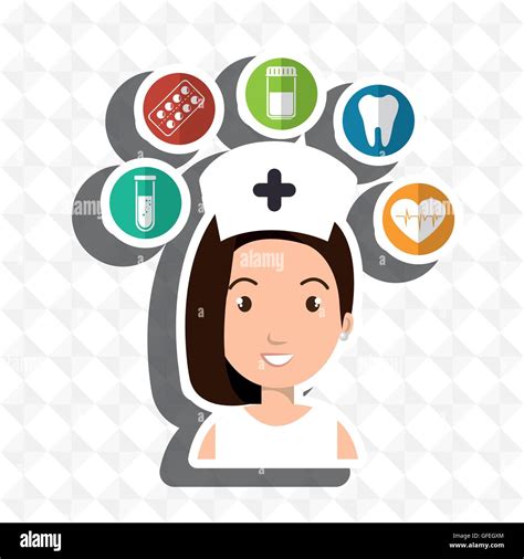 nurse medical uniform woman Stock Vector Image & Art - Alamy