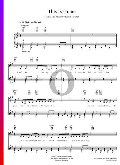 This Is Home (Cavetown) Piano Sheet Music - OKTAV