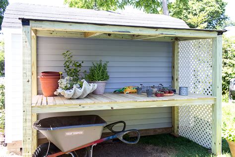 Lean-To Potting Shed (Build Plans) - Finding Silver Pennies