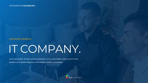 IT Company computer ppt background|Business|Templates