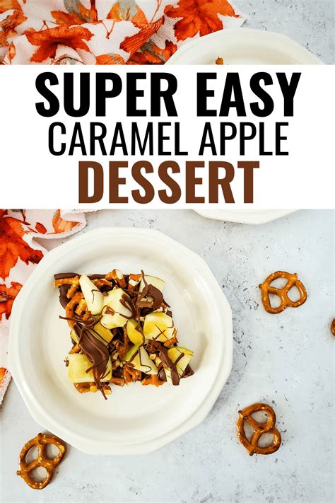 Caramel Apple Crunch Dessert - A Crazy Family