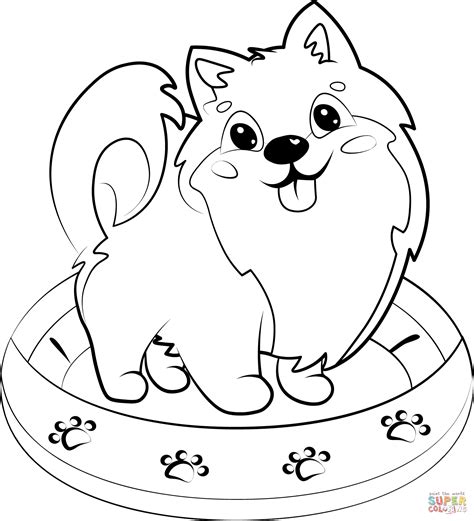 Pomeranian Coloring Pages | Coloring Zone