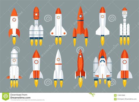 Rocket Space Ship Take Off, Start Up Concept Symbol Space Roket Ship ...