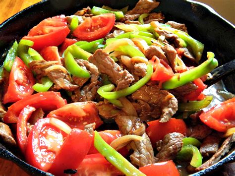 Beef, Bell Pepper & Tomatoes with Rice . $4.88 - Frugal Hausfrau