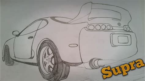 colector Este limba engleză stricată how to draw a toyota supra mk4 with a creion Catâr face ...