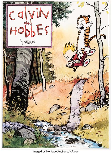 Bill Watterson Calvin and Hobbes Signed Limited Edition Lithograph | Lot #94385 | Heritage Auctions